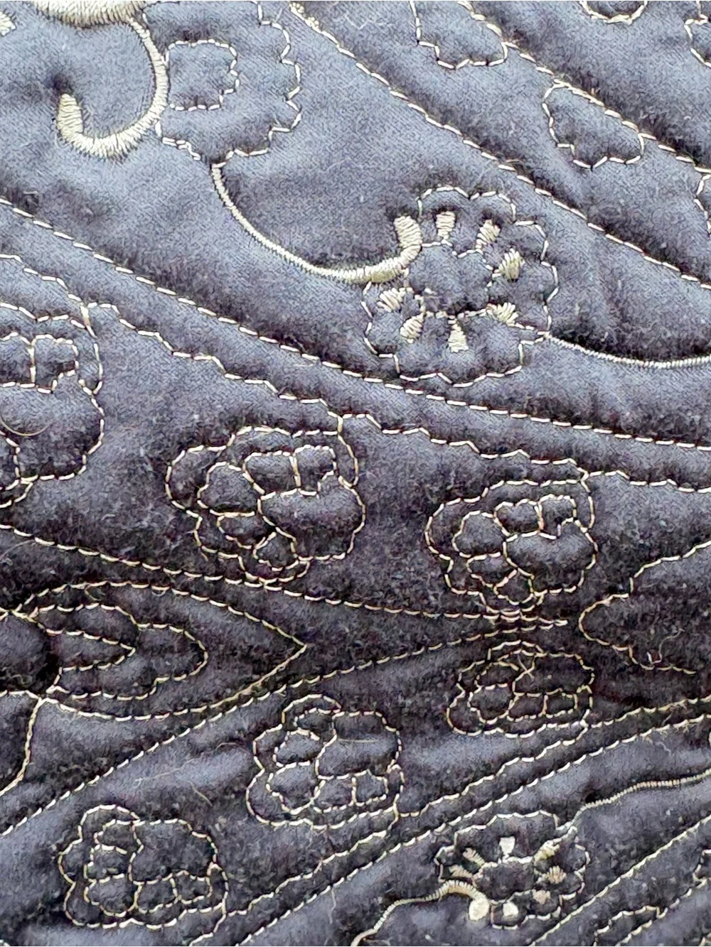 Better Homes And Gardens Dusty Blue Embroidered Quilt